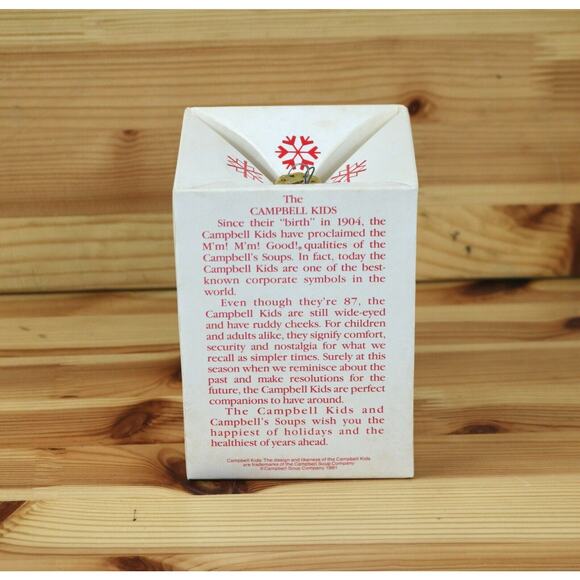 Campbells Collector's Edition Christmas Ornaments 1990 Vintage Lot of 6 - Picture 4 of 5